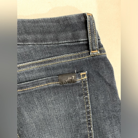 NWT Jen7 by 7 for All Mankind stretch shorts raw hem women’s size 6 Dark Blue - Picture 7 of 10